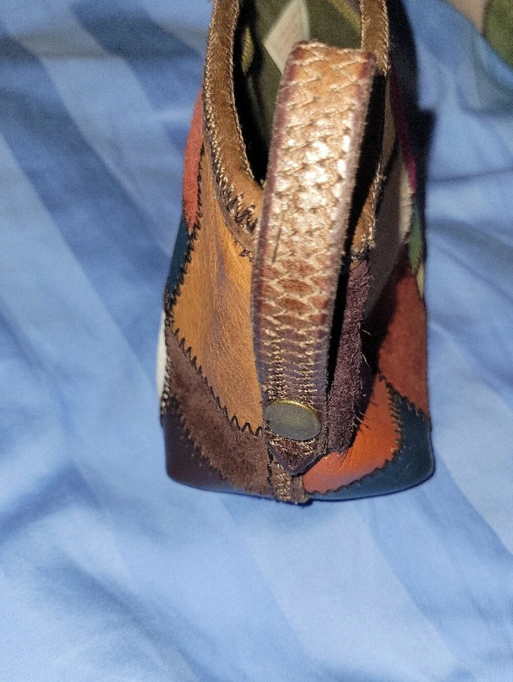 Lucky Brand Patchwork Leather Wristlet Clutch - Multicolor